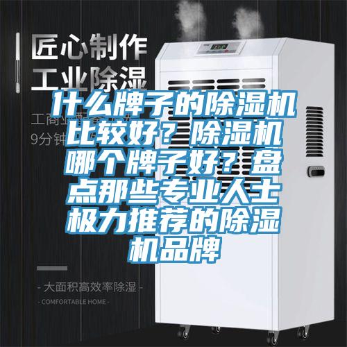 什么牌子的除濕機比較好？除濕機哪個牌子好？盤點那些專業人士極力推薦的除濕機品牌